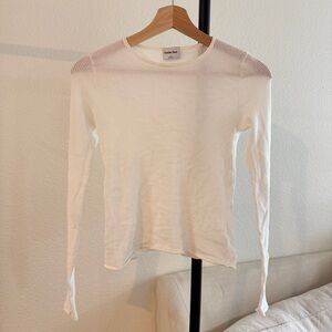 Aritzia mesh long sleeve